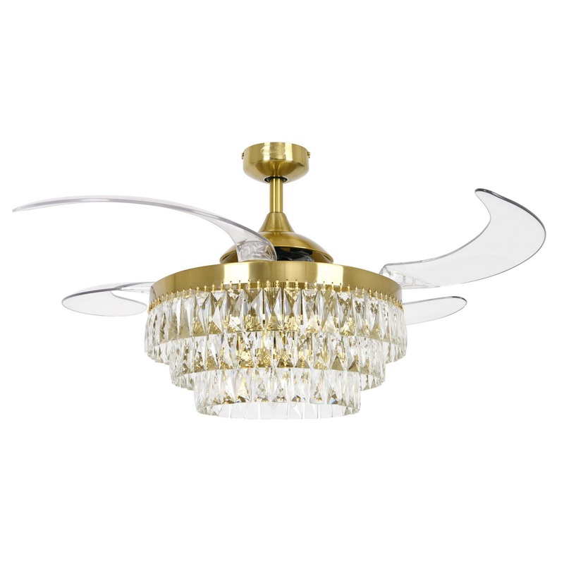 Beacon Fanaway 51292401 Veil 48" Ceiling Fan, Gold