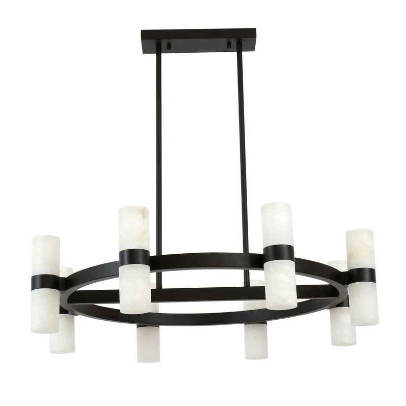 Beacon Lighting 03929001 Luella 16 Light Pendant, Black