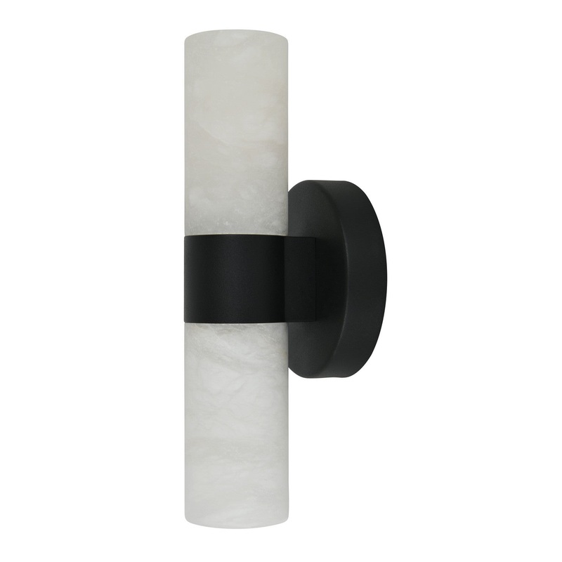 Beacon Lighting 03929201 Luella Two Light Wall Bracket, Black
