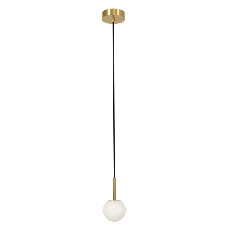Beacon Lighting 05008001 Lucent One Light Pendant, Brass