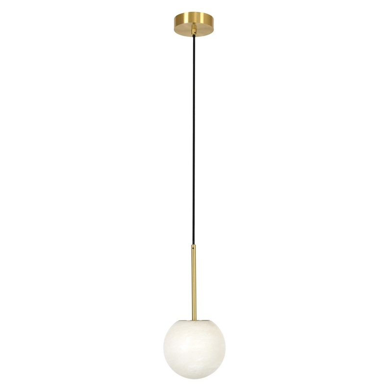 Beacon Lighting 05008101 Lucent One Light Pendant, Brass