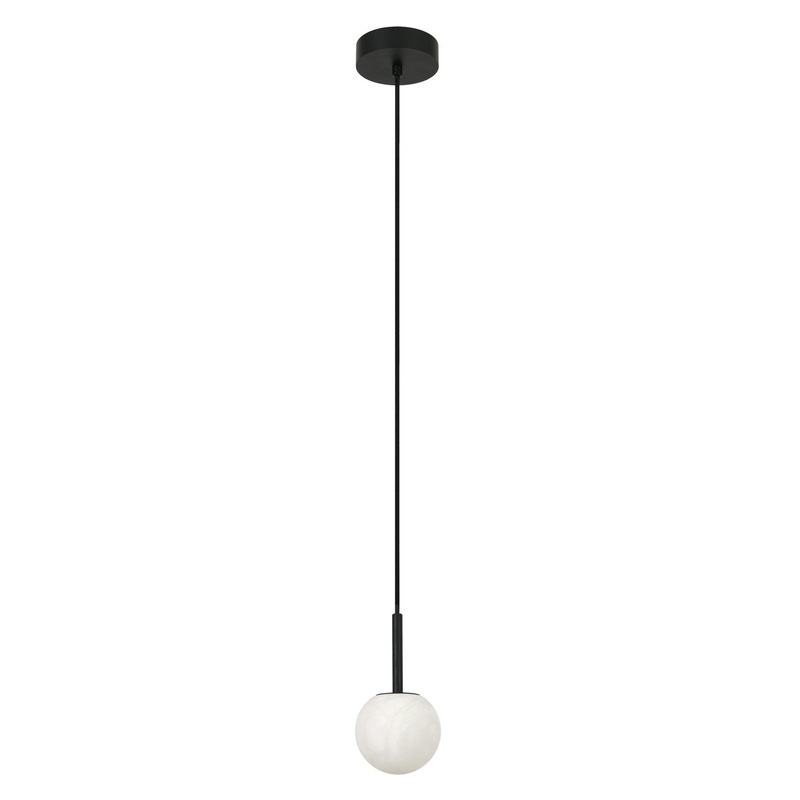 Beacon Lighting 05008301 Lucent One Light Pendant, Black