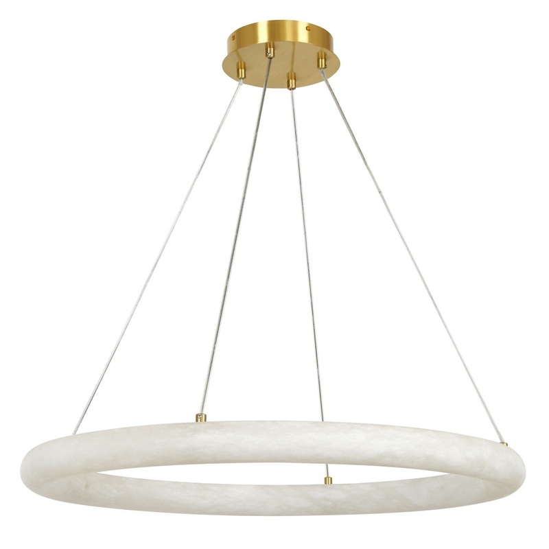 Beacon Lighting 05062701 Neptune LED Pendant, Brass Style Luxe