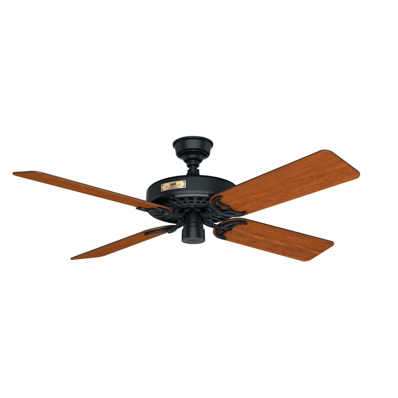 Hunter 23838 Hunter Original 52" Ceiling Fan, Matte Black