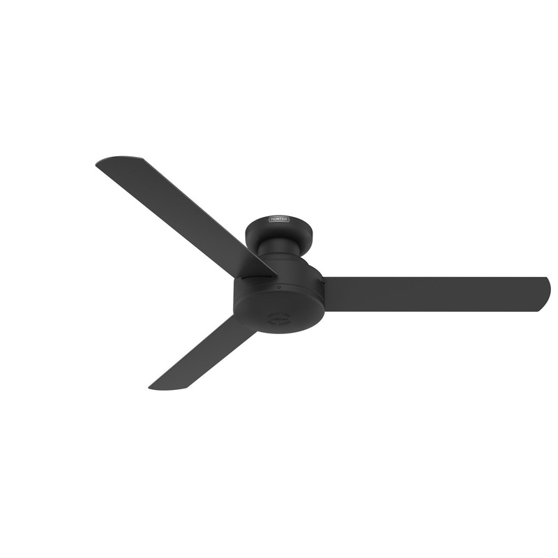 Hunter 52407 Presto 52" Ceiling Fan, Matte Black