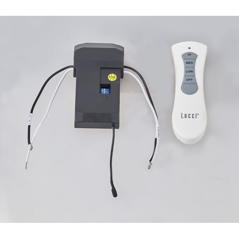 Lucci Air 11711802 Airlie II Fan Remote Set, Grey and White