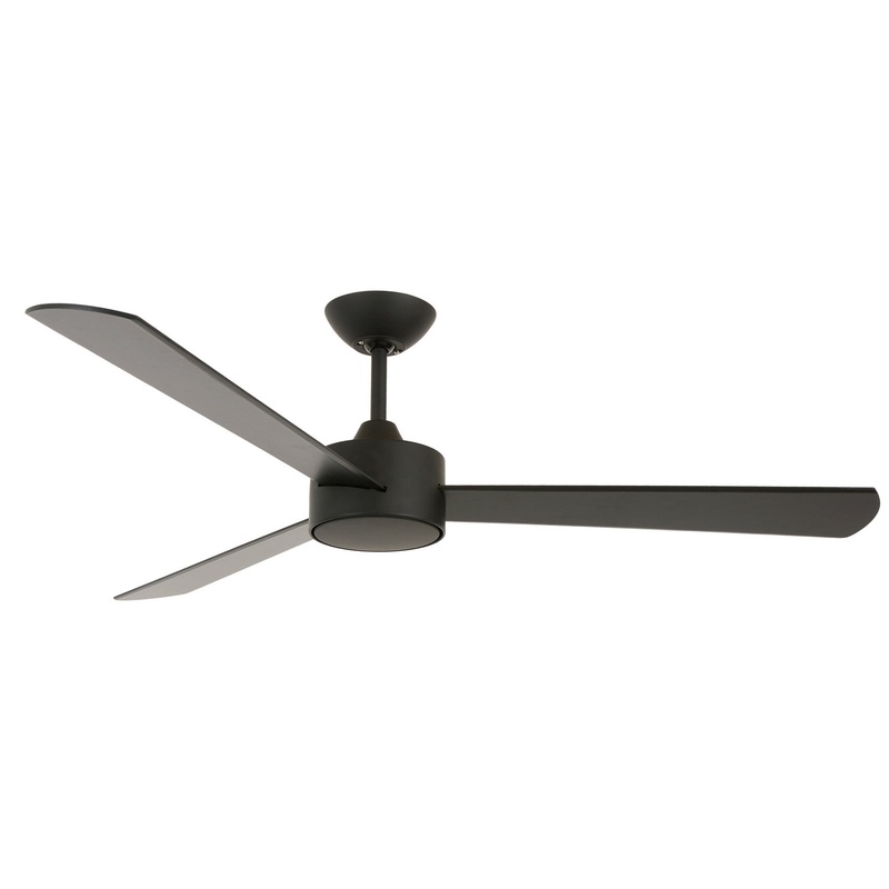 Lucci Air 21064201 Climate III 52" Ceiling Fan, Matt Black