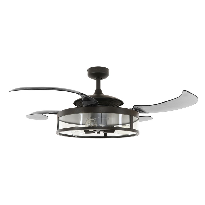 Beacon Fanaway 212927010 Classic 48" Ceiling Fan, Antique Black and Smoke
