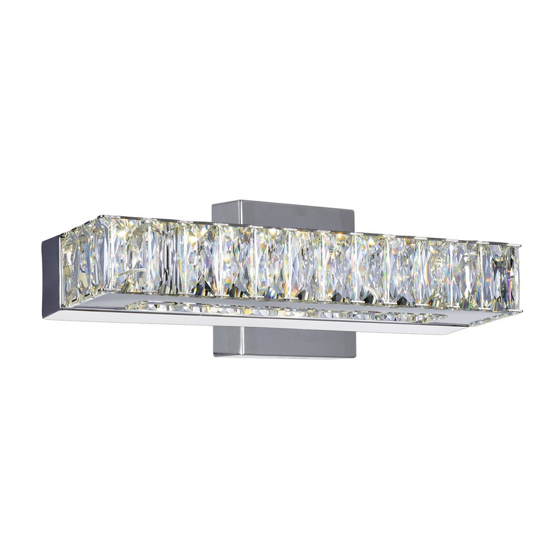 CWI Lighting 5624W12ST Milan LED Vanity Light, Chrome