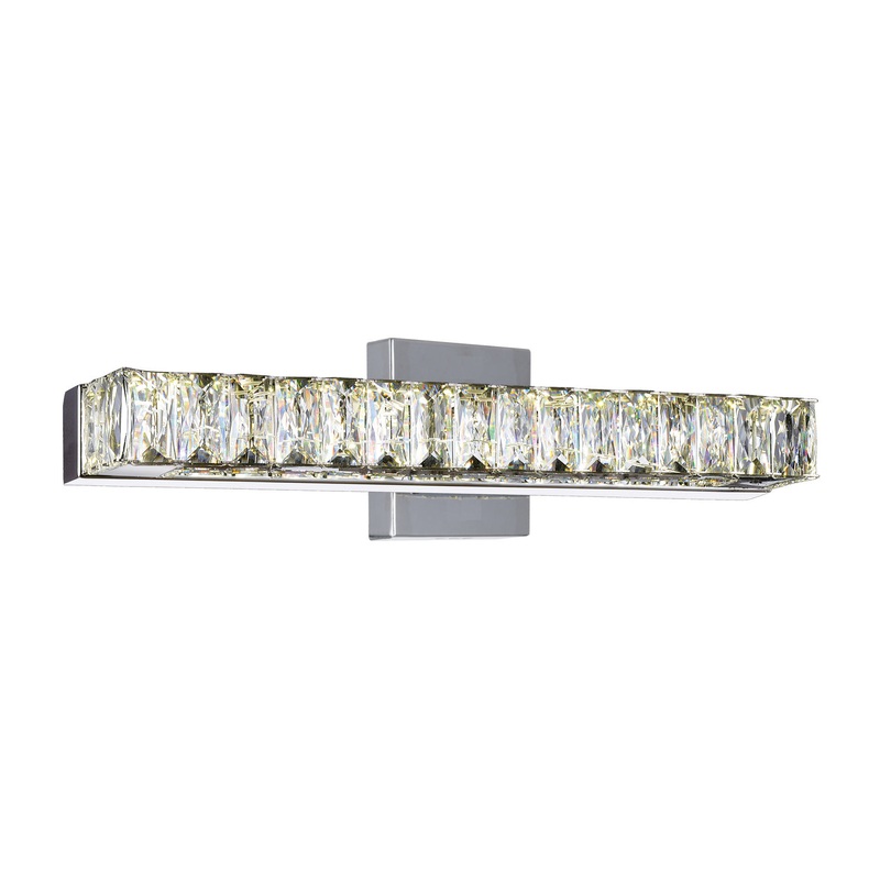 CWI Lighting 5624W16ST Milan LED Vanity Light, Chrome