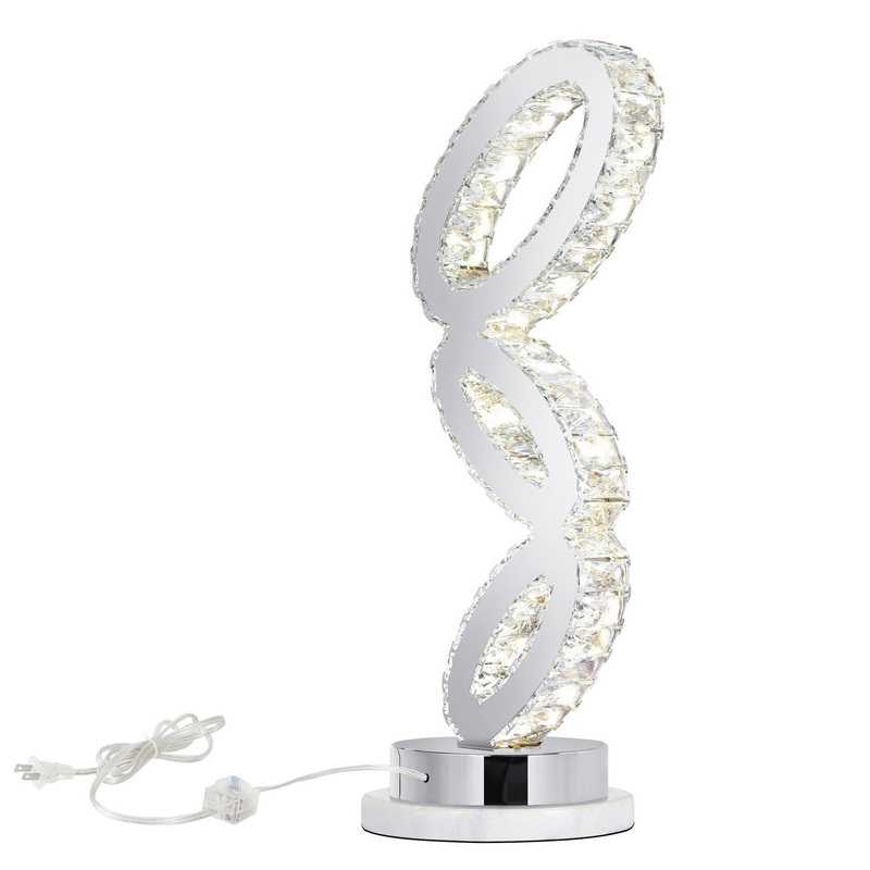 CWI Lighting 5638T9ST Balanced LED Table Lamp, Chrome