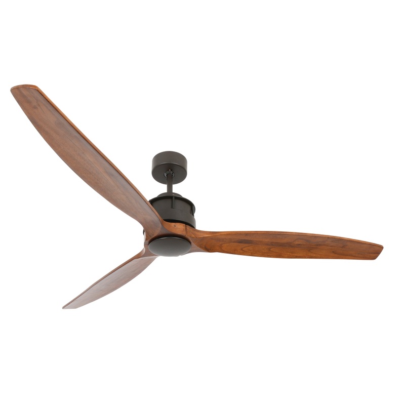Lucci Air 210507010 Akmani 60" Ceiling Fan, Oil Rubbed Bronze and Koa