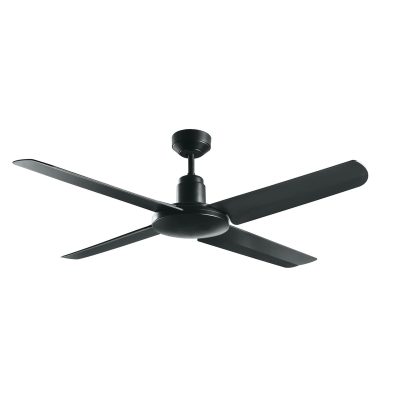 Lucci Air 21302601 Nautilus 52" Ceiling Fan, Black