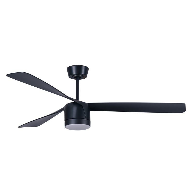Lucci Air 21328101 Peregrine 56" Ceiling Fan, Black