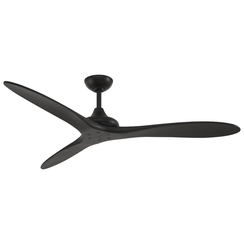 Minka-Aire F662-CL Vapor 60" Ceiling Fan, Coal Black