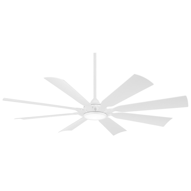 Minka-Aire F756L-WHF Future 65" Ceiling Fan, Flat White