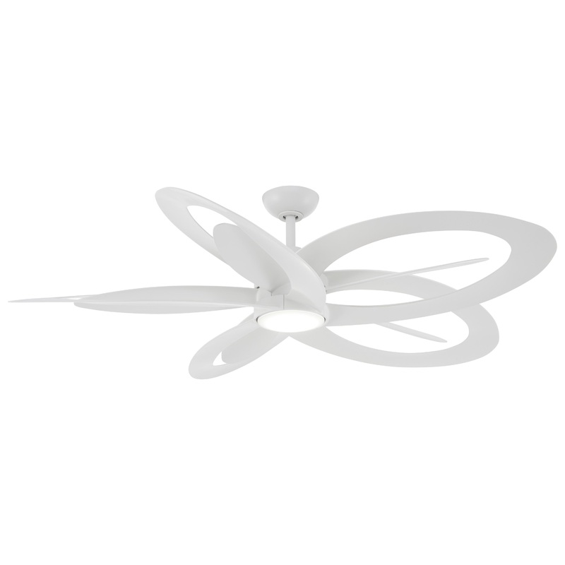 Minka-Aire F862L-WHF Pinup 60" Ceiling Fan, Flat White
