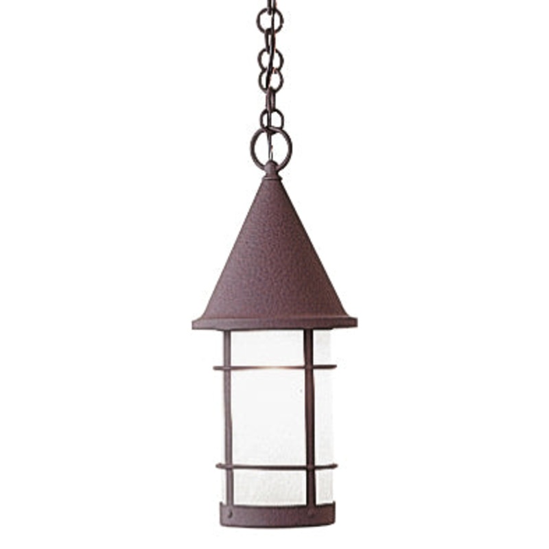 Arroyo VH-7F-RB Valencia One Light Pendant Rustic Brown