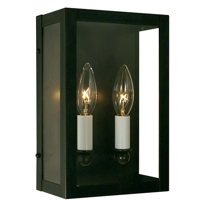 Arroyo VIS-7CLR-BZ Vintage Two Light Wall Sconce Bronze