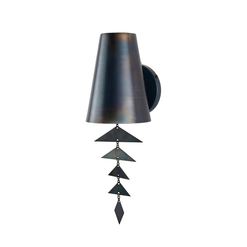 Arteriors DWI15 Ellie One Light Wall Sconce Burnt Bronze