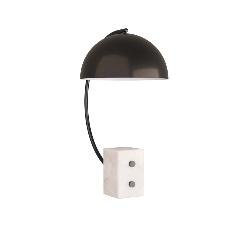 Arteriors PDC01 Weslan One Light Table Lamp English Bronze