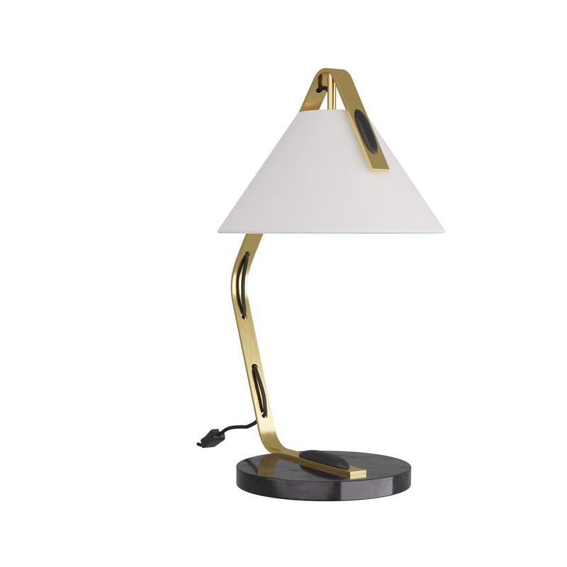 Arteriors PDC08-SH009 Vernon One Light Table Lamp Antique Brass
