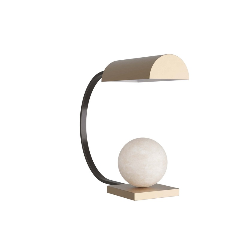 Arteriors PDC09 Venice One Light Table Lamp Antique Brass