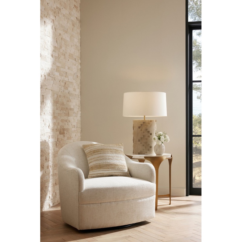 Arteriors PTC48-SH051 Cornwall One Light Table Lamp Sand/Antique Brass/Ivory/White