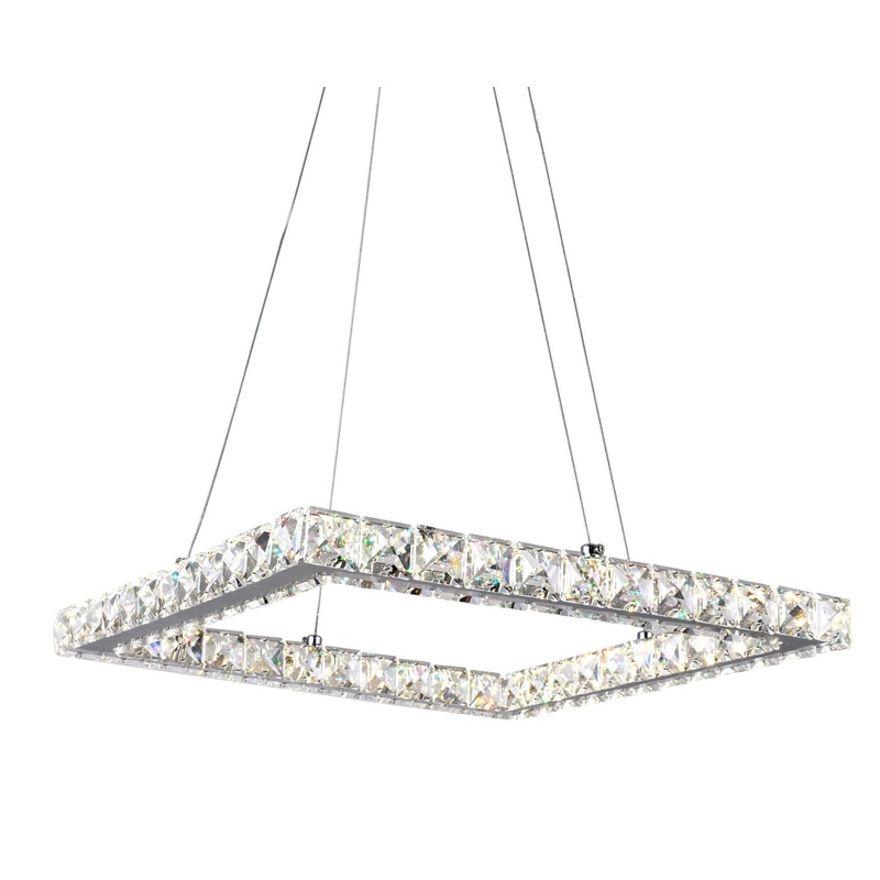 CWI Lighting 5080P20ST-S Ring LED Chandelier, Chrome (Discontinued)