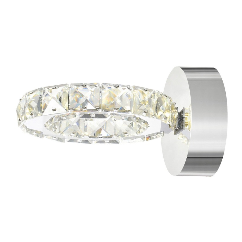 CWI Lighting 5080W7ST Ring LED Wall Sconce, Stainless Steel