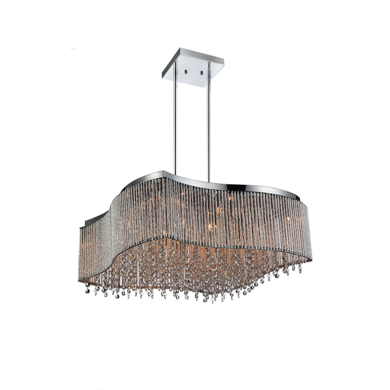 CWI Lighting 5535P24C-RB Claire 16 Light Chandelier, Chrome (Discontinued)