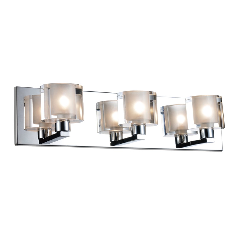 CWI Lighting 5540W19C-601 Tina Three Light Wall Sconce, Chrome