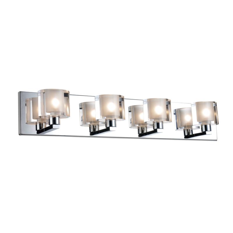 CWI Lighting 5540W25C-601 Tina Four Light Wall Sconce, Chrome