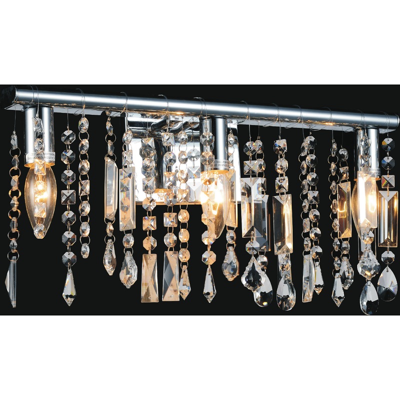 CWI Lighting 5549W10C Janine Two Light Vanity, Chrome (Discontinued)