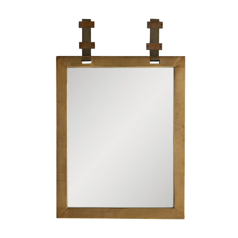 Arteriors DP4007 Belmont Mirror Heritage Brass