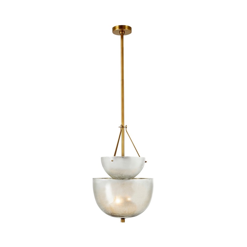 Arteriors DPI07 Colleen Four Light Chandelier Antique Mercury/Antique Brass