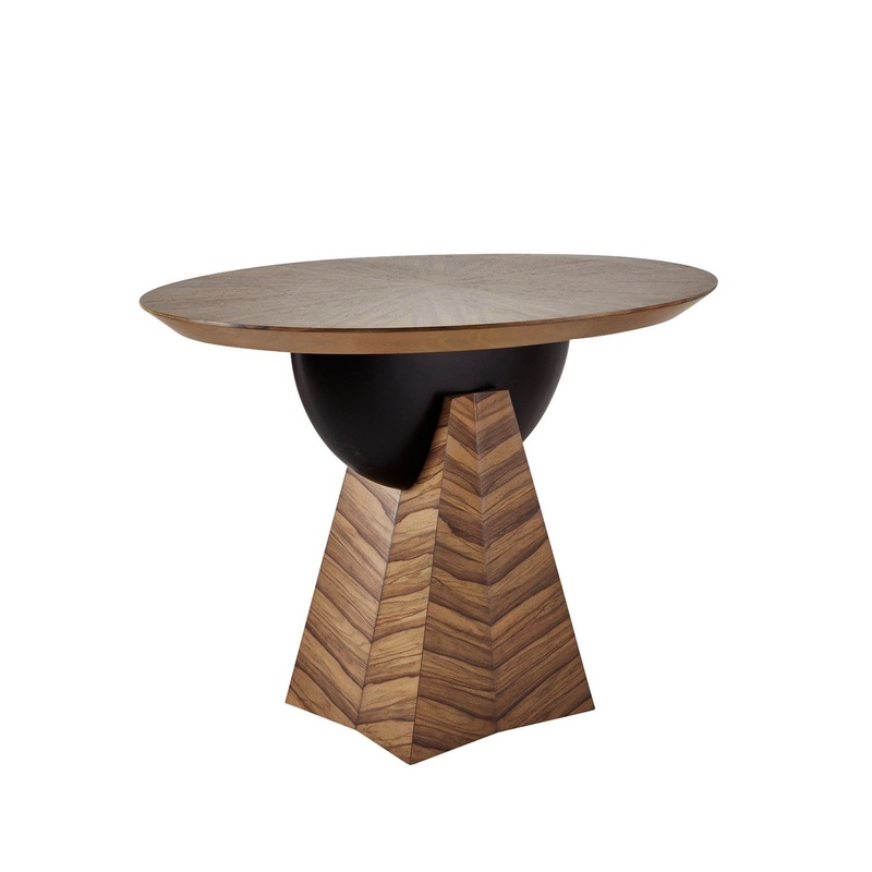 Arteriors FDS11 Dorette Entry Table Chateau Gray/Matte Black