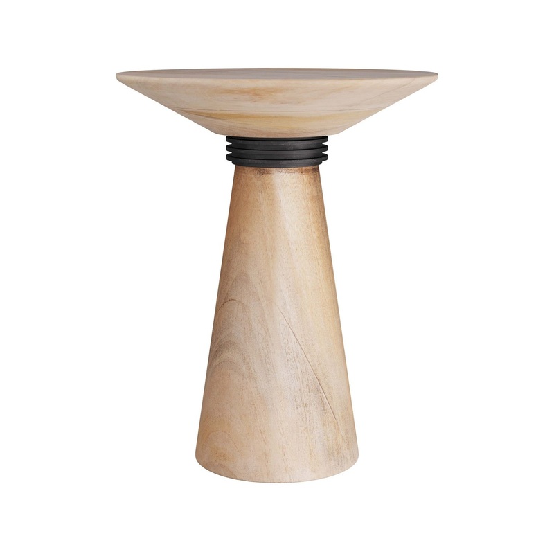 Arteriors FEI01 Tutt End Table Whitewashed
