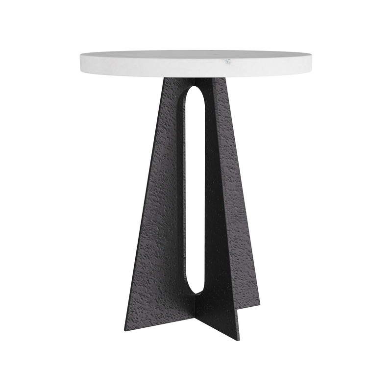 Arteriors FEI02 Tobin End Table White