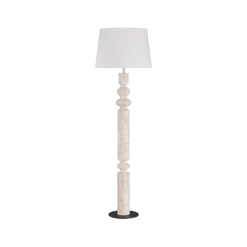 Arteriors PFI02-SH003 Woodrow One Light Floor Lamp Limewash (Discontinued)