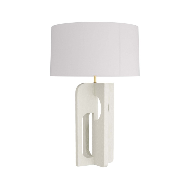Arteriors PTC07-SH015 Tevin One Light Table Lamp Matte Ivory