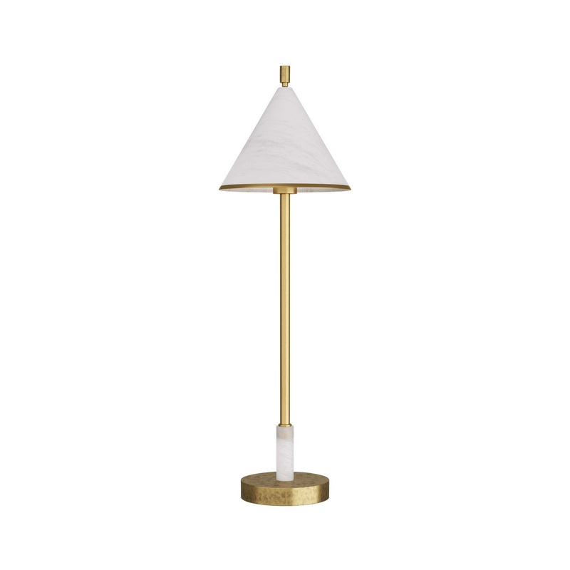Arteriors PTC09 Wylie One Light Table Lamp Antique Brass