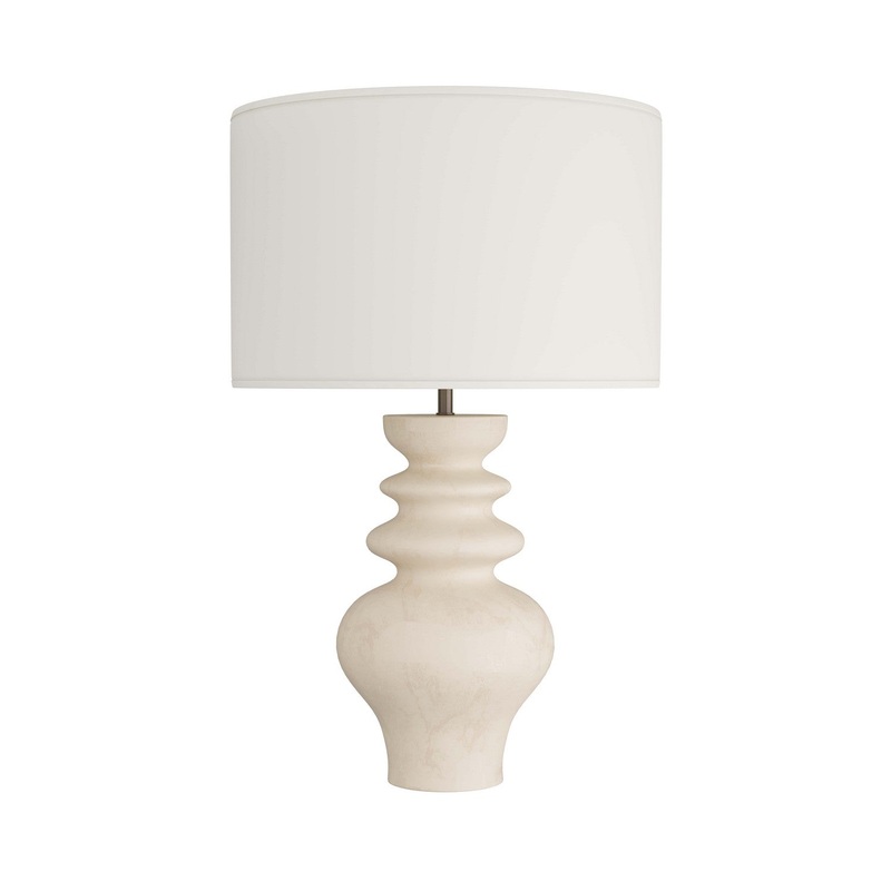 Arteriors PTE06-SH013 Worland One Light Table Lamp Matte Ivory