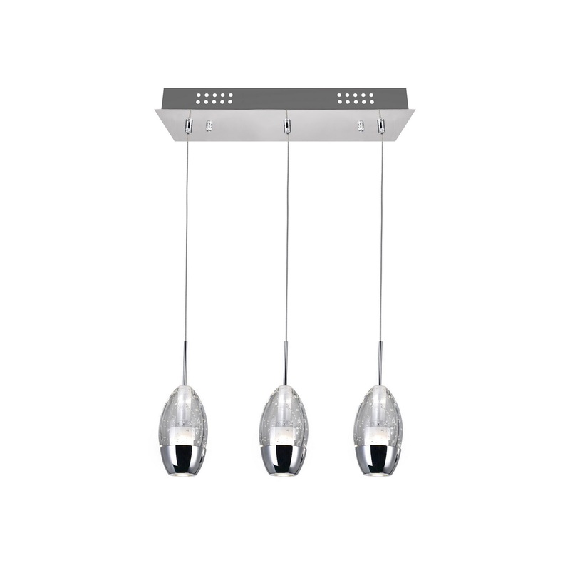 CWI Lighting 5077P16C-RC Perrier LED Pendant, Chrome (Discontinued)