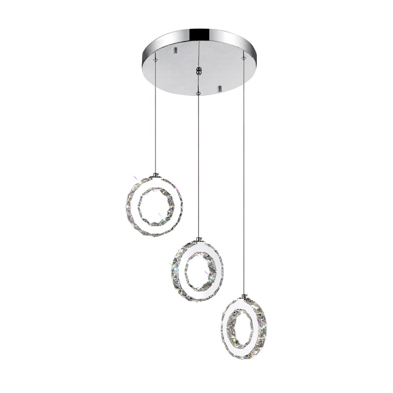 CWI Lighting 5417P16ST-R Ring LED Pendant, Stainless Steel (Discontinued)