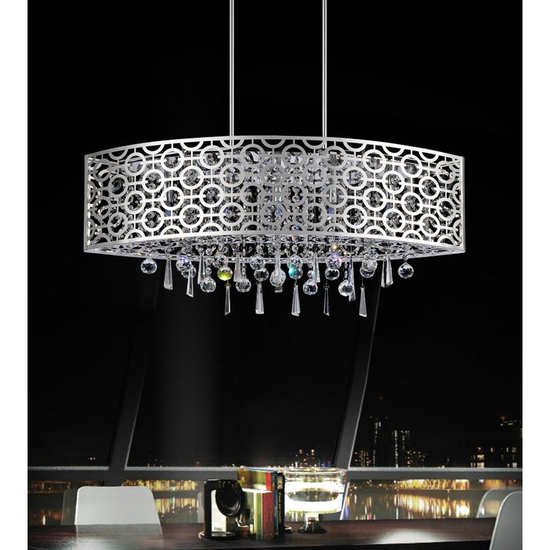 CWI Lighting 5430P30ST-O Galant Five Light Chandelier, Stainless Steel (Discontinued)