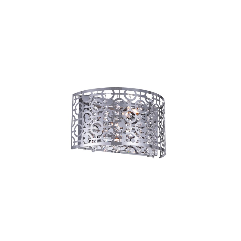 CWI Lighting 5430W12ST Galant Two Light Wall Sconce, Stainless Steel (Discontinued)