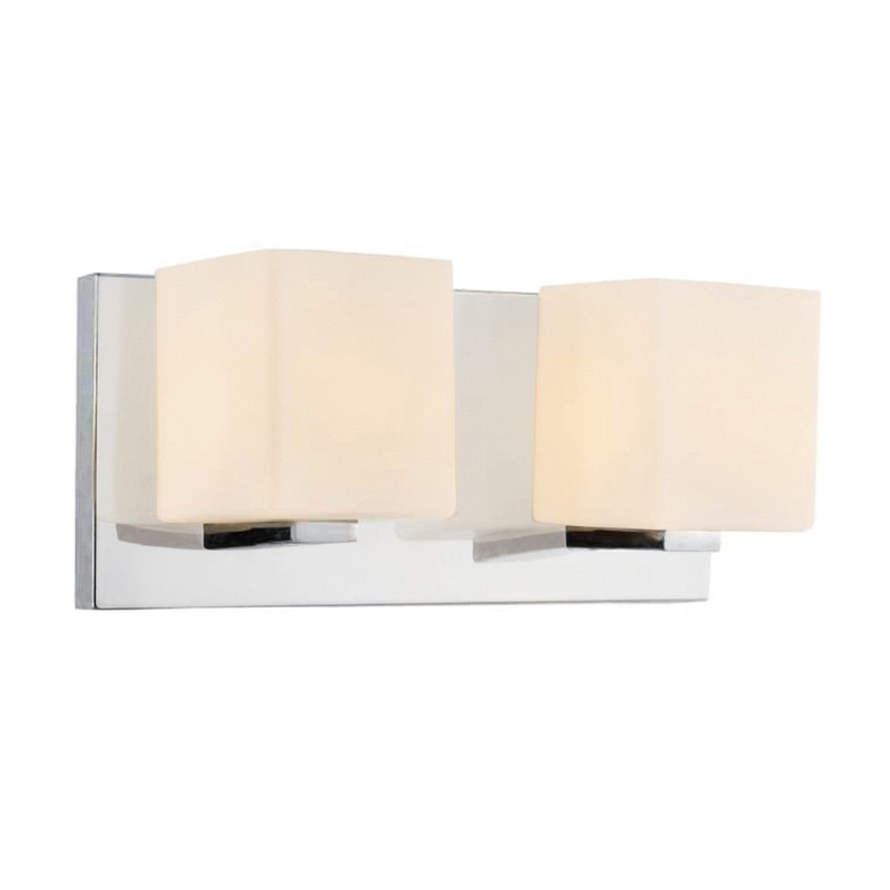CWI Lighting 5442W12SN Cristini Two Light Vanity, Satin Nickel