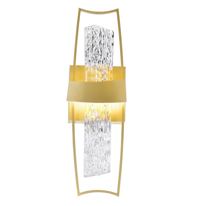 CWI Lighting 1246W5-602 Guadiana LED Wall Sconce, Satin Gold