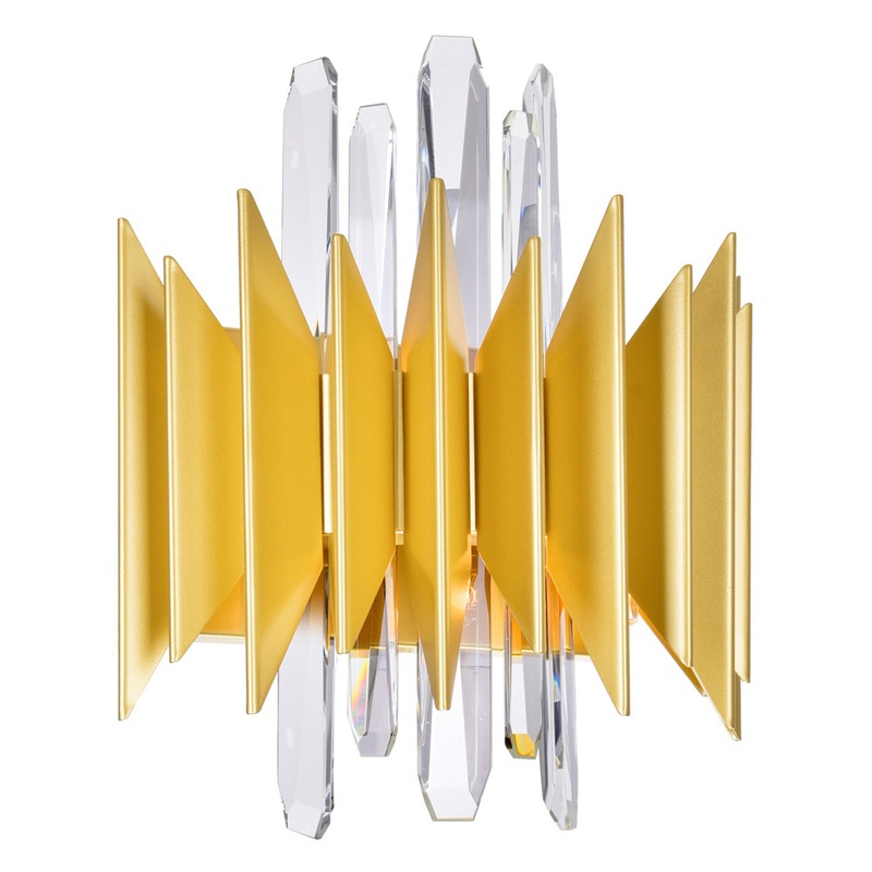 CWI Lighting 1247W13-5-602 Cityscape Five Light Wall Sconce, Satin Gold
